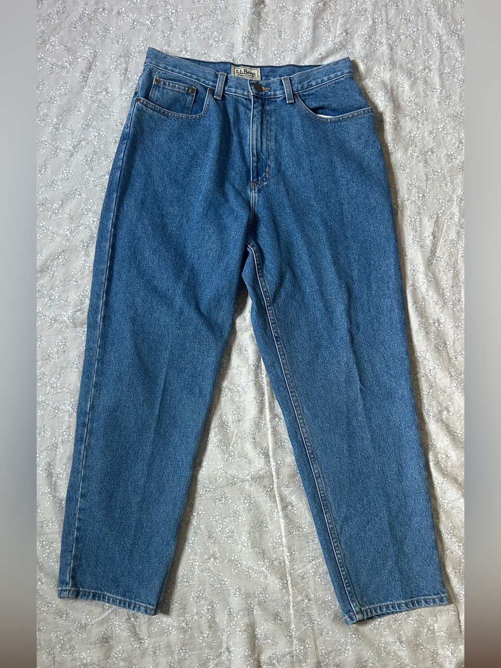 Women’s Vintage LL Bean Original Fit Natural Mom Jeans Denim 12 Petite 12P
